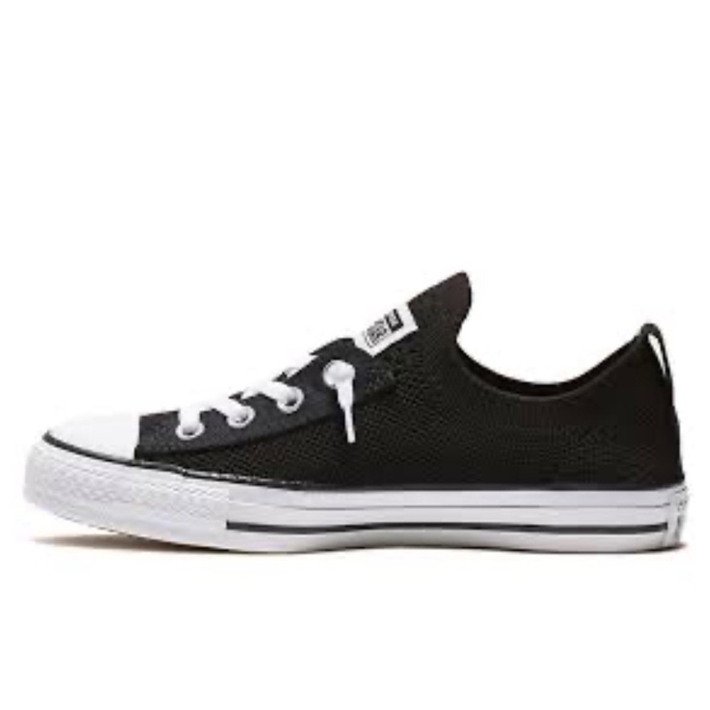 CONVERSE CHUCK TAYLOR Sneaker Lowtop Shoreline Knit Black 6 Shoe Washable